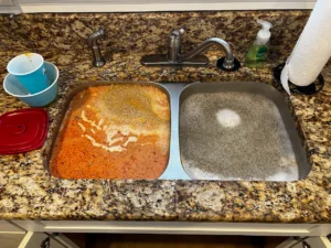 Swell Guy Plumbing Co does not recommend using liquid clog removers.