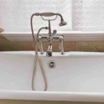Antique looking clawfoot tub valve replacement.
