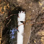 Clearing an emergency whole house sewer clog that was affecting every fixture inside house.