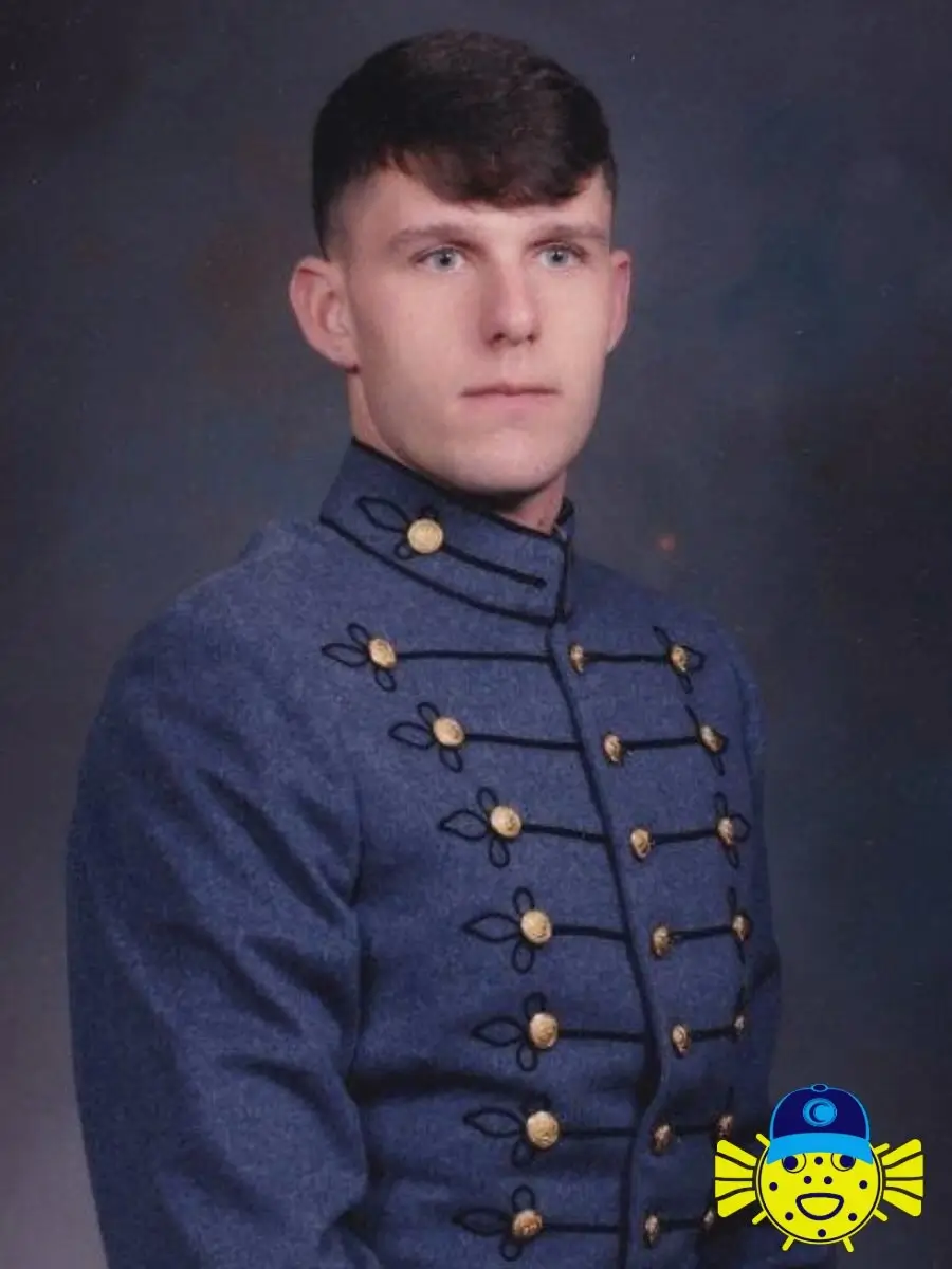Steven Dyson in Citadel uniform, 1995 – Swell Guy Plumbing owner.
