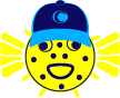 Swell Guy Plumbing pufferfish mascot